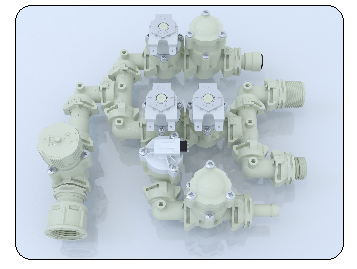 Universal series valves and components 